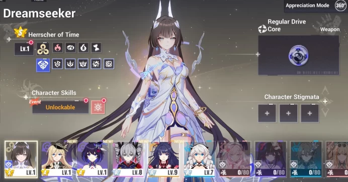 Honkai Impact 3rd | SEA Server | Level 18 | Dreamseeker & Herrscher of Time
