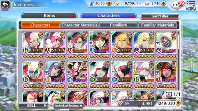 Global|BP 1,1M+956 CC|Fresh All Story|19 MT|TYBW Refine Ver2 Ichigo,8 TYBW26 Shuhei,etc,11th GrimJow|23 Char 5/5|KlabID|BBS3112