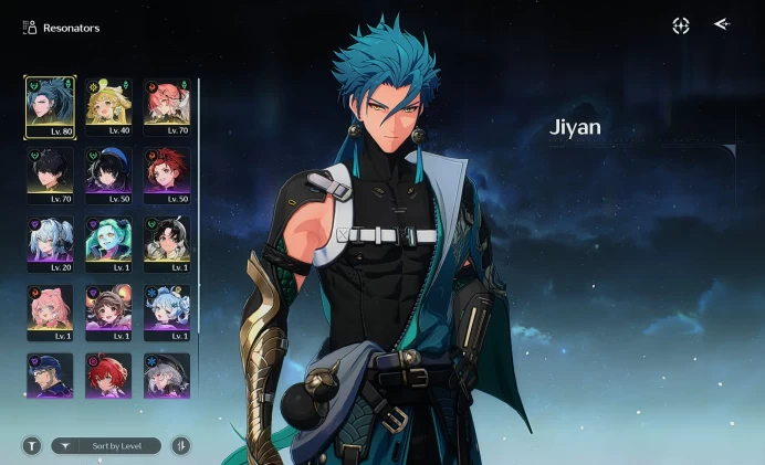 Wuthering Waves | Europe | Union Level 52 | C6 Jiyan + Signature | Changli | Verina