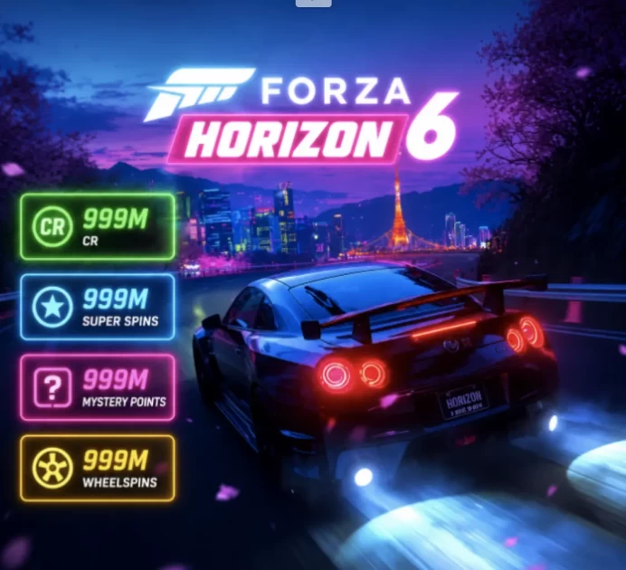 FH6 Max • 616 Cars • 999M CR / Mastery / Points / Wheel /Super spins /all done• Xbox/PC/STEAM