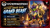 Tank & Support Gold | Ready For Rank | Orisa Grand Beast Mythic Skin