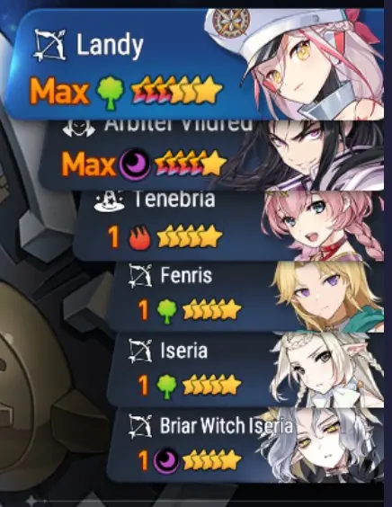 Epic Seven | Foundry Server | Arbiter Vildred + Briar Witch Iseria | Moonlight Selector