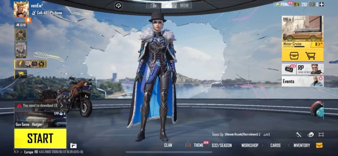 Pubg Mobile | Level 68 | 2x Conqueror | 15 Mythic Skins | 9 Upgraded Guns