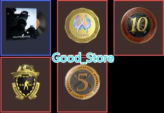 16Game-CS2 Prime+4Medals(10Y/5Y/Loyalty Badge/Global Offensive Badge)-Faceit Ready