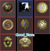 CS2 Prime 1372 hours+7Medals(2018-2019-2020 Service Medal/10Y/5Y/Loyalty Badge/Global Offensive Badge)