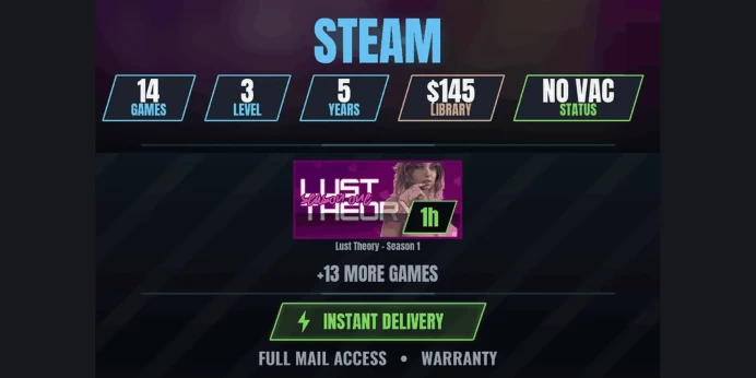 【14 Games⚡$145】 Lust Theory - Season 1