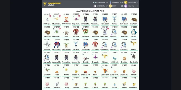 ⭐ 5 Armored Mewtwo ✨ IV100 MEGA Mewtwo Y 5,5K ✅ Legendary: 17 ✨ Shiny: 18 ✨ Shiny Mega:Pidgeot,Beedrill,Sharpedo,Houndoom