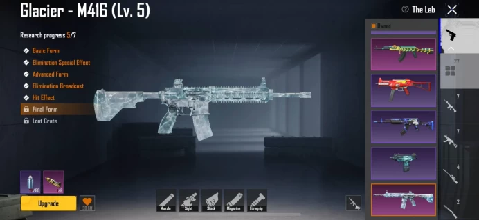 Pubg Mobile | Level 75 | 2x Conqueror | 47 Mythic Skins | M416 Glacier Lvl 5