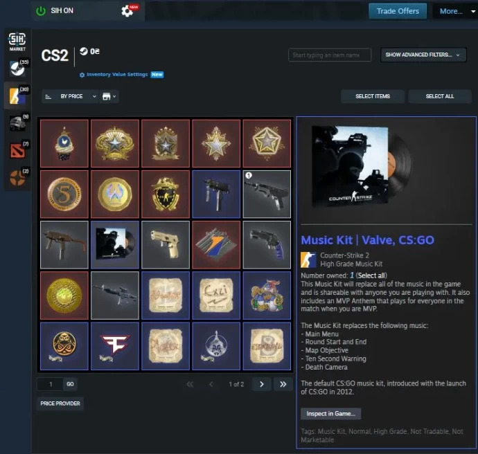 Counter-Strike 2 | Prime | 11 Medals | 2332 Hours | 30 Paid Games