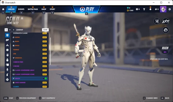 1310 overwatch coins / Full Mail Access / see the picture / Please Read Description / ulaa