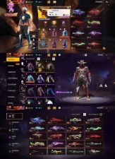 Free Fire | Platinum Rank | Level 85 | 8 Prime | Full Evo Skins