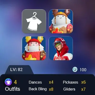[PC] 3 skins | Sled Ready Guff | Arctic Adeline | Guff Gringle | Nemesis Box | Sushi Sign | Fa-la-la-Llama | Remnant Blossom | 100 VB
