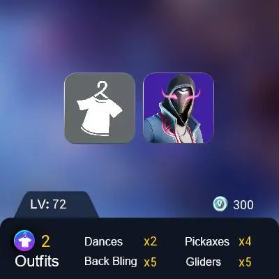[PC] 1 skins | Xander | Lunar Hyperjet | Twin Crossfire | Ice-Blasted Snow Crunchem | Oasis Wind | Clawz Retro | Rose Light Daggers | 300 VB