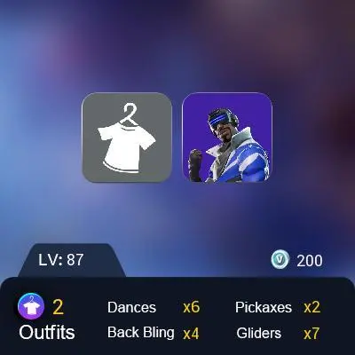 [PC] 1 skins | Blue Striker | Blue Shift | Fabled Cape | Clawz Retro | Trail Tote | Controller | Hot Marat | Take The Elf | Golf Clap | 200 VB