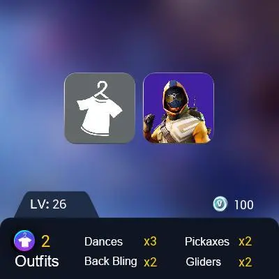 [PC] 1 skins | Summit Striker | Top Notch | Clawz Retro | Controller | Hootenanny | Salute | Flappy | Fryangles | Cuddle Hearts | 100 VB