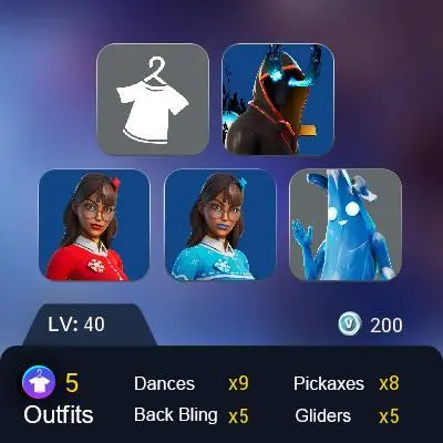 [PC] 4 skins | Polar Peely | Blizzabelle | Absenz | Krisabelle | The Bestiary Chest | Ancestral Bloom | Inky Ire | No Ghost |Clawz Retro |200 VB