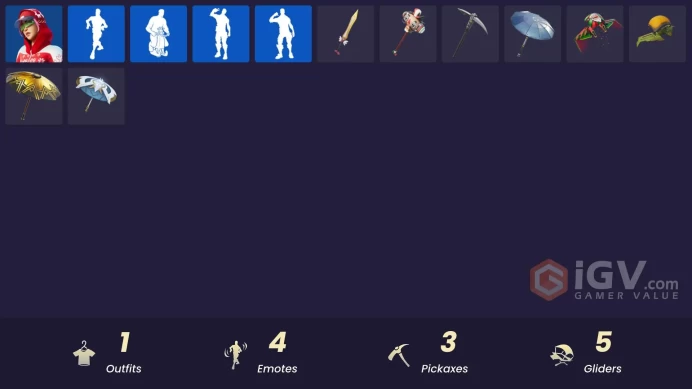 [PC] 1 skins | Arctic Adeline | Lunarios | Clawz Retro | Sledgecracker | Legendary Blade of Insight | Lil' Prancer | Call me | 100 VB