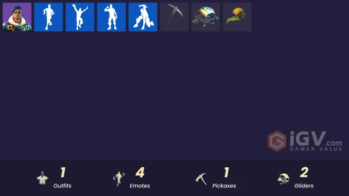 [PC] 1 skins | Royale Bomber | Beachcomber | Clawz Retro | Call me | Jubilation | Flippin' Away | Equalizer | Fryangles | Bubbly Bombs | 200 VB