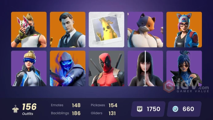 [XBOX/SWITCH/PC] 156 skins | OG STW | Neo Versa | Gold Midas | Trilogy | Cloud Striker | Lina Scorch | Point Patroller | Subzero Cryptic