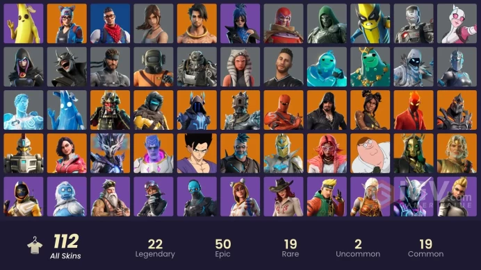 [XBOX/SWITCH/PC] 112 skins | Carbon Commando | Prodigy | Subzero Cryptic | Lina Scorch | Zenith | Rox | Omegarok | The Prisoner | Luxe | Zeus 