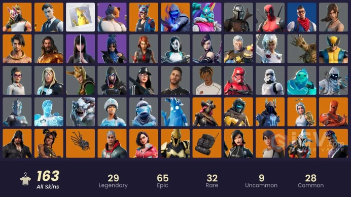 [XBOX/SWITCH/PC] 163 skins | Gold Midas | Gold Brutus | Sultura | Prodigy | Trilogy | Carbon Commando | Cloud Striker | Lina Scorch