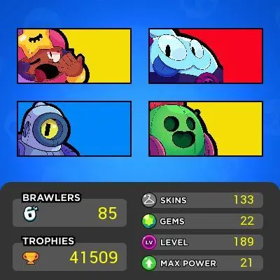 [Code 5589] Level 188 / White wolf Leon + 41k Trophy / Very Cheap