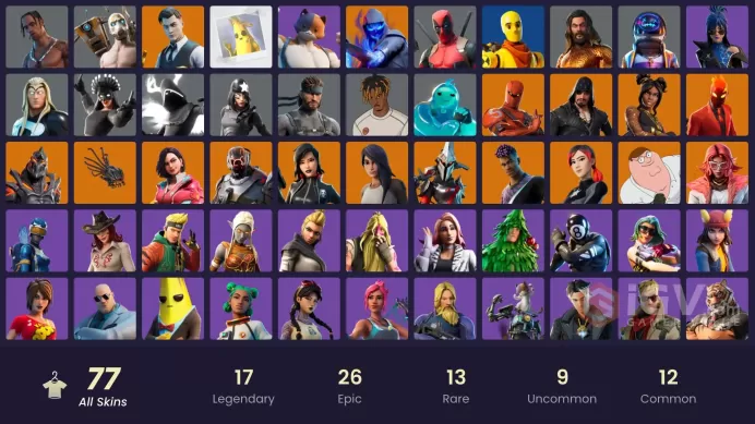 (PC/PSN) 0 VB) 77 SKINS / TRAVIS SCOTT / ASTRO JACK / PSYCHO BANDIT ...