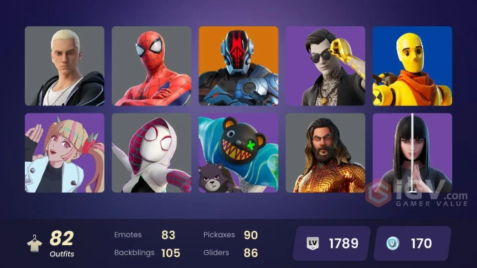 [PSN/XBOX/SWITCH/PC] 82 skins | Omegarok | The Cube Queen | Ronin | Twyn | Galaxy Grappler | Peter Griffin | Eternal Knight | The Foundation