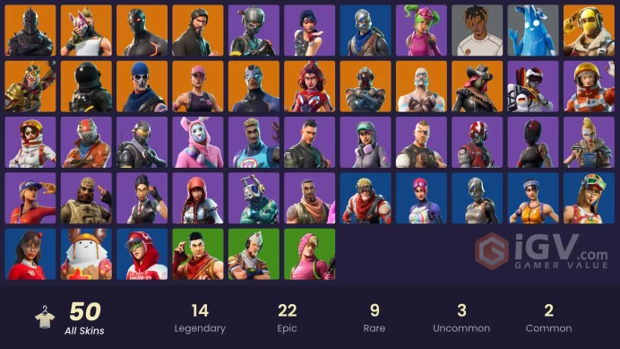 [PSN/SWITCH/PC] 50 skins | OG STW | Black Knight | Sparkle Specialist | The Reaper | Blue Squire | Royale Knight | Elite Agent | Take The L