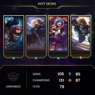 EUW UNRANKED/105 SKIN/VICTORIUS ELISE+WORLDS 2012 RIVEN/ULTRA RARE SKINS/2013 ICONS/SEASON 2 ACC/FULL ACCESS/LIFE TIME WARRANTY