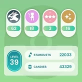 lvl39,have 100IV Mewtwo,have 62 LegendaryShiny Regigigas Shiny Giratina etc,16 Shiny,many nice high CP pokemons N8623