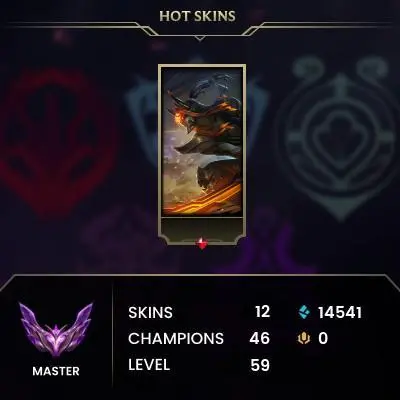 EUW // MASTER 23 LP // 62 WINRATE // FULL ACCESS // MAIL CHANGEABLE // HANDMADE // +21 LP GAIN