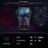 NA EMAIL CHANGEABLE 43 CHAMPIONS 36 SKINS Judgment Kayle Urf the Manatee LAST PLAY 2021