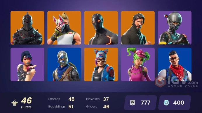 FA - [XBOX/SWITCH/PC] 45 skins | Black Knight | Sparkle Specialist | The Reaper | Blue Squire | Royale Knight | Elite Agent | Mako | Take The L