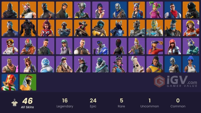FA - [XBOX/SWITCH/PC] 45 skins | Black Knight | Sparkle Specialist | The Reaper | Blue Squire | Royale Knight | Elite Agent | Mako | Take The L