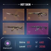 TR/EU Full Access | Diamond | 88 Skins Champions 2024 Bundle+Nocturnum Bundle+Recon Balisong+Eternal Sovereign+Araxys Vandal+Recon Phantom+more
