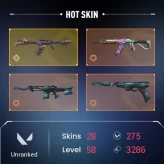 EU [ 28 TOP SKINS + 1 KNIFE ] Elderflame Vandal + Glitchpop Vandal + Ruination Phantom +Striker Knife+Origin Vandal+Ruination Ghost / full acces