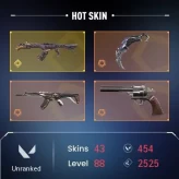 EU | 43 Skins+28000VP + 4 Knives + 10 Paid | Ion Karambit, VCT 2025 Karambit, Reaver Karambit+Macuahutl+Sheriff "New Frontier"/%5.18.5