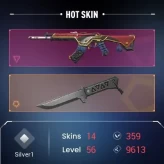 TR/EU Full Access | Unranked | 14 Skins Xenohunter Knife + Equilibrium + Oni Vandal | c24