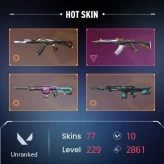 EU | 77 Skins 26000VP+ 4 Knives + 11 Paid | Prism III Axe, K/TAC Blade, Velocity Karambit, Songsteel+Vandal "Sentinels of the Light"/%5.20.2
