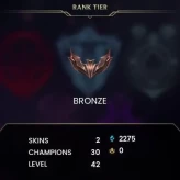 HEXTECH KASSADIN OWNED SKIN! (S15 EUW) Bronze 4 placements // 2200 BE + 30 CHAMPS // Handleveled Quality // Full Access - Changeable Mail