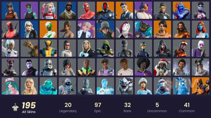 FA - [XBOX/SWITCH/PC] 195 skins | Merry Mint Axe | Renegade Raider | Aerial Assault Trooper | Raider's Revenge | Gold Brutus | Gold Meowscles