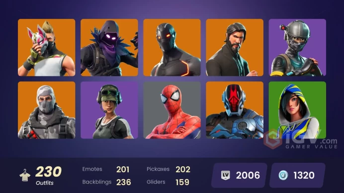 FA - [XBOX/SWITCH/PC] 212 skins | OG STW | The Reaper | Elite Agent | Mako | Take The L | Aerial Assault One | Gold Brutus | Gold Midas 