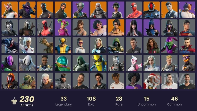 FA - [XBOX/SWITCH/PC] 212 skins | OG STW | The Reaper | Elite Agent | Mako | Take The L | Aerial Assault One | Gold Brutus | Gold Midas 