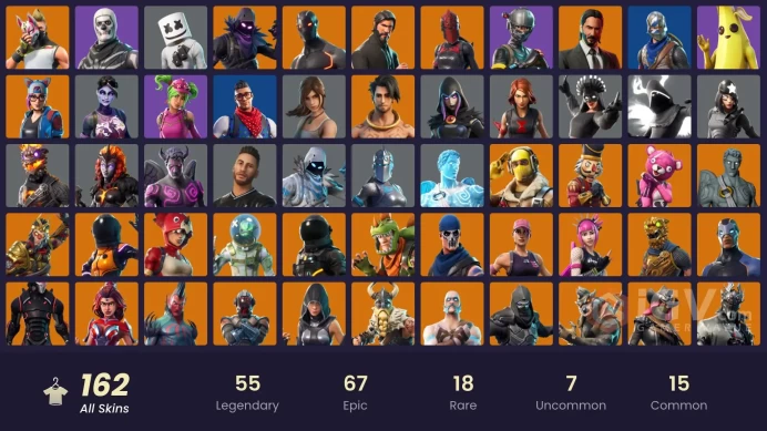 FA - [PSN/XBOX/SWITCH/PC] 161 skins | OG STW | The Reaper | Blue Squire | Royale Knight | Elite Agent | Take The L | Omega (stage 5)