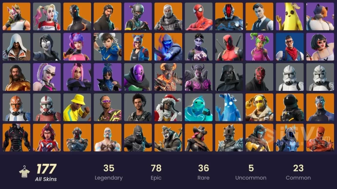 FA - [XBOX/SWITCH/PC] 176 skins | The Reaper | Elite Agent | Take The L | Omega (stage 5) | Gold Midas | Sub Commander | Vivi Chroma 
