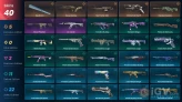 EU / 40 Skins / Inventory value 14800 VP kk4