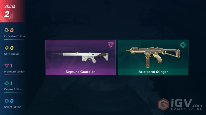 [EU] - SKINS 2 - Neptune Guardian - Aristocrat Stinger - BEST SKINS - FULL ACCESS - INSTANT DELIVERY