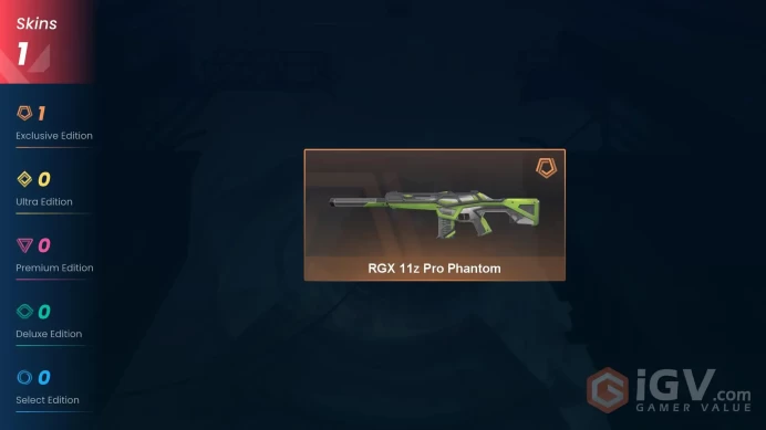 [EU\TURKEY] - SKINS 1 - RGX 11z Pro Phantom - FULL ACCESS - INSTANT DELIVERY