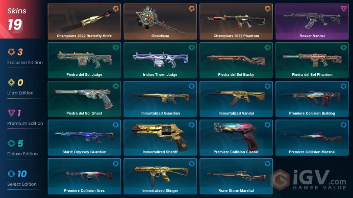 [EU] Email | Champions 2022 Bundle | Champions 2022 Butterfly Knife | Champions 2022 Phantom | Reaver Vandal | Obsidiana | 19 Skins